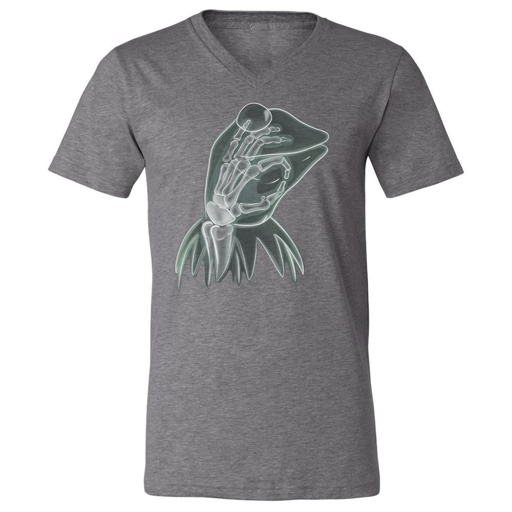Unisex V-Neck T-Shirt - Z2Z55139 - Deep Heather - 13