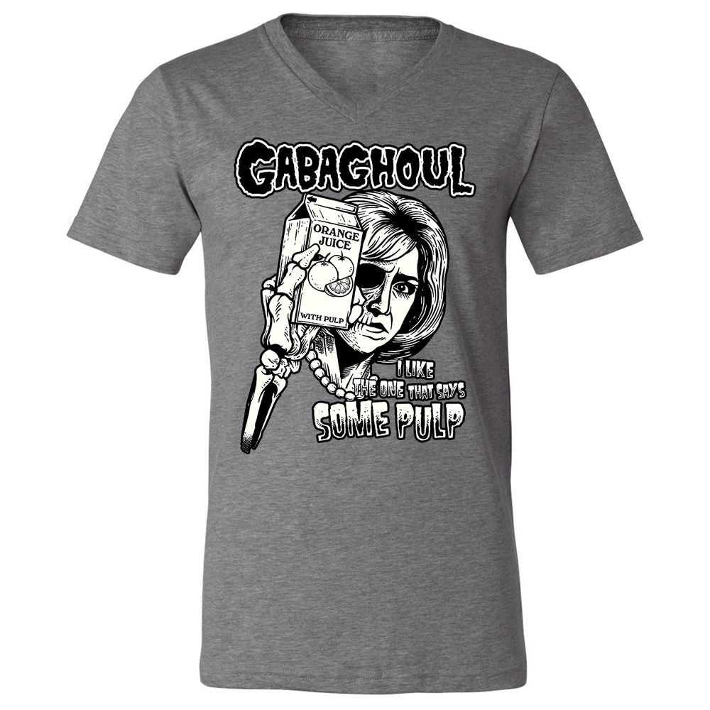 Unisex V-Neck T-Shirt - YJXC7BXC - Deep Heather - 13