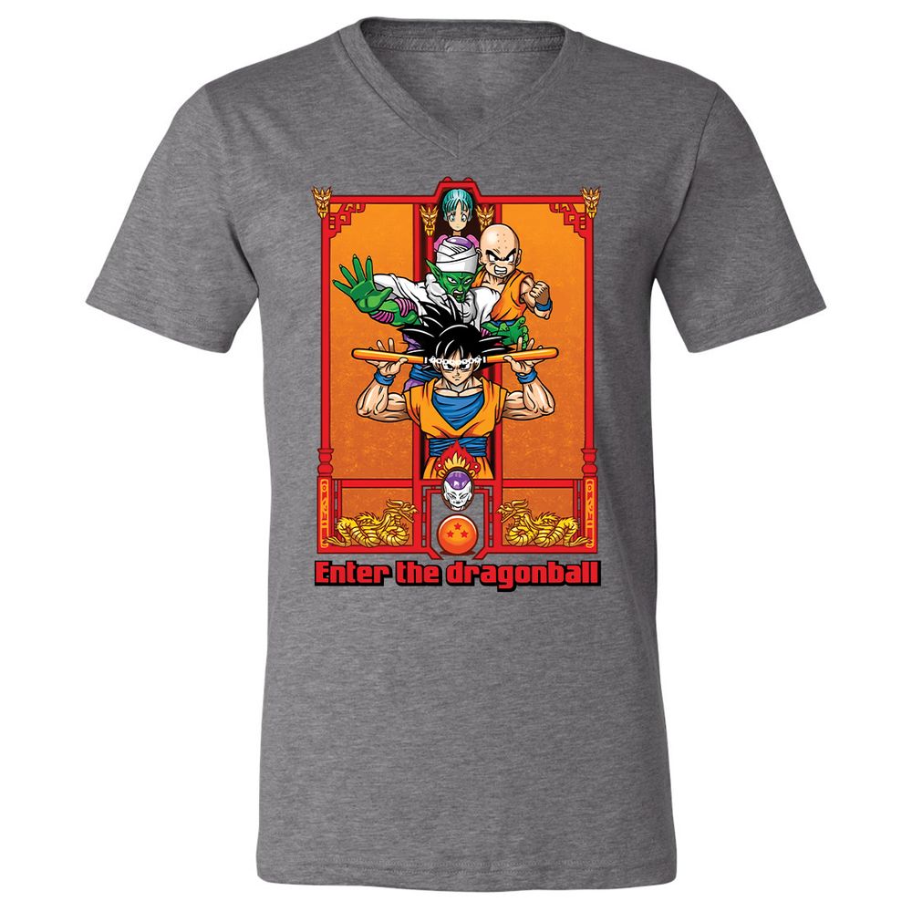 Unisex V-Neck T-Shirt - KVFW931P - Deep Heather - 13