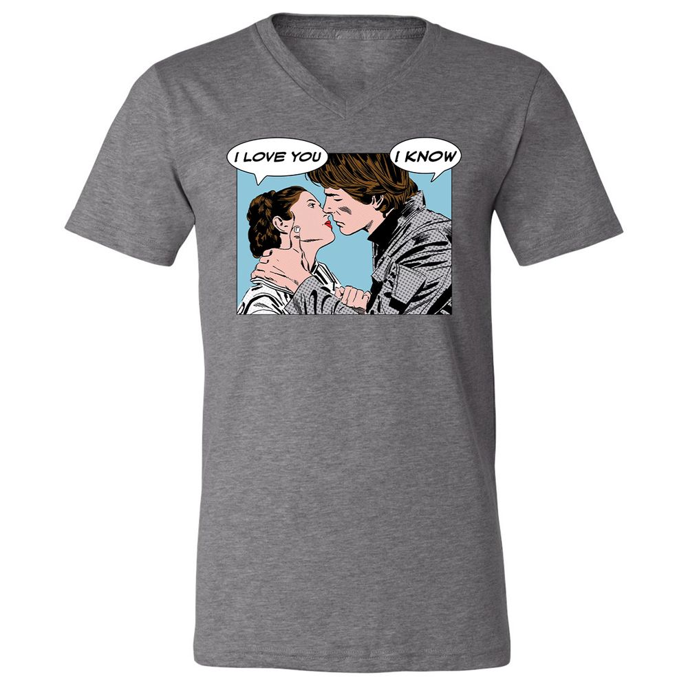 Unisex V-Neck T-Shirt - 2UYRGB6K - Deep Heather - 13