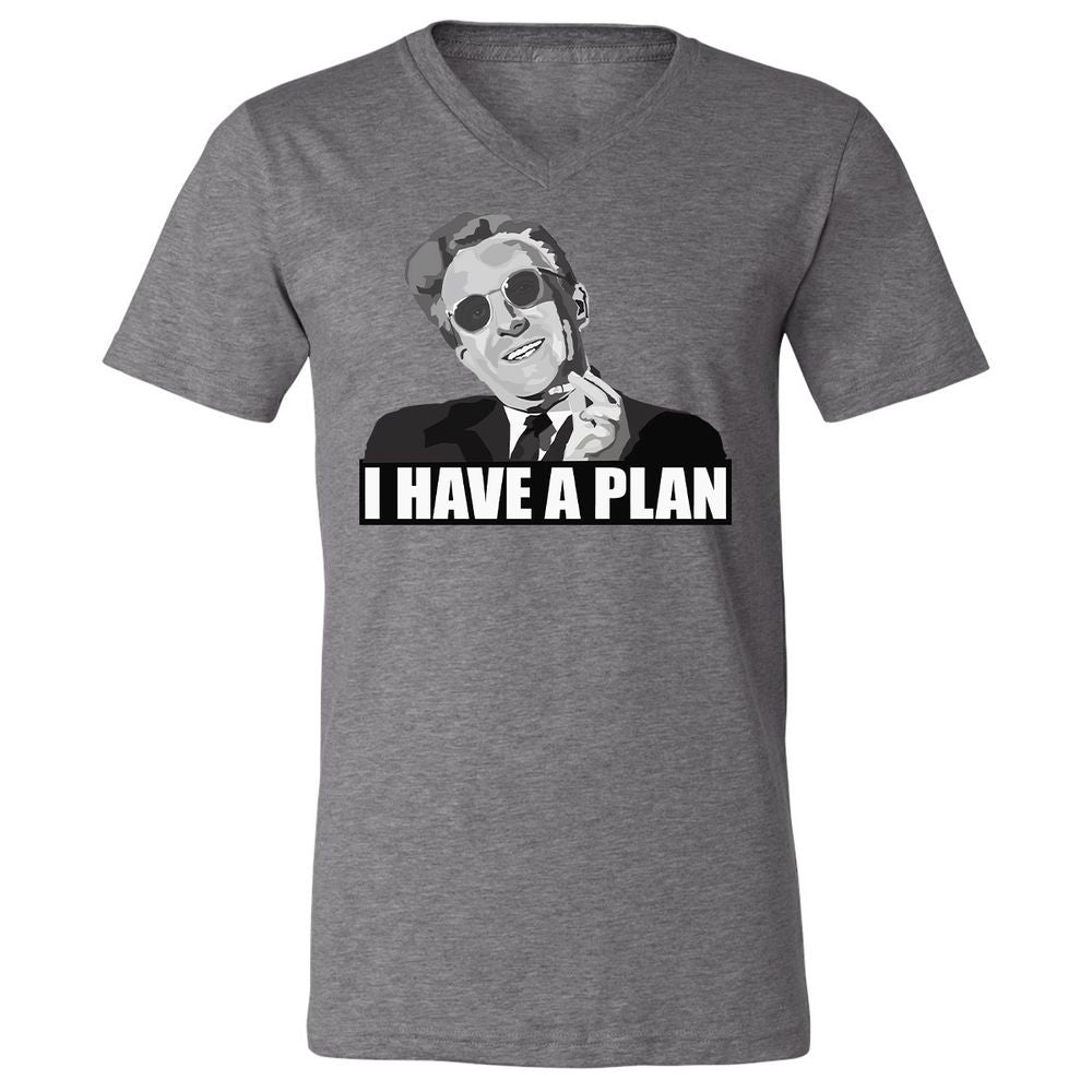 Unisex V-Neck T-Shirt - HH31H6C1 - Deep Heather - 13
