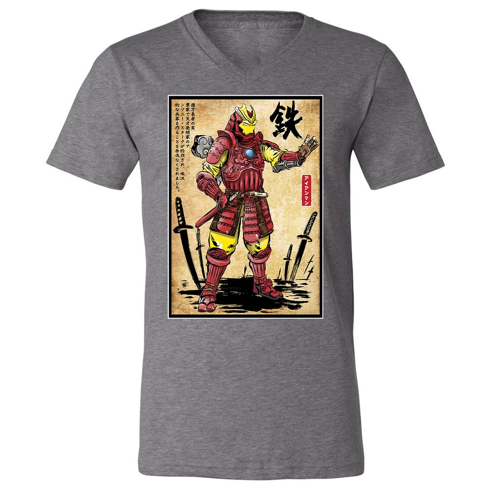 Unisex V-Neck T-Shirt - S6ZL713P - Deep Heather - 13