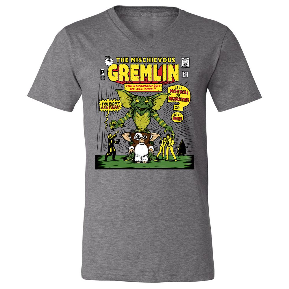 Unisex V-Neck T-Shirt - G3NK9S3V - Deep Heather - 13