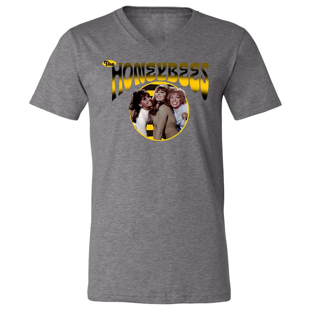 Unisex V-Neck T-Shirt - ZV6SXD33 - Deep Heather - 13