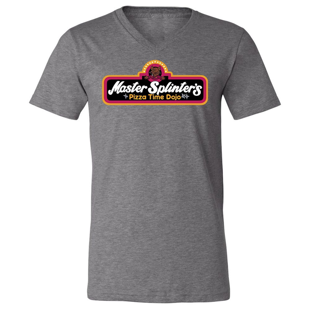 Unisex V-Neck T-Shirt - 6ZT77D7D - Deep Heather - 13