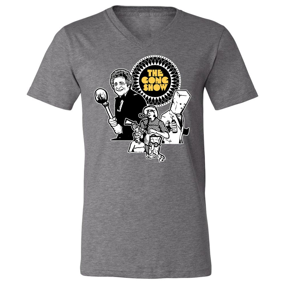 Unisex V-Neck T-Shirt - 5MAGVYSR - Deep Heather - 13