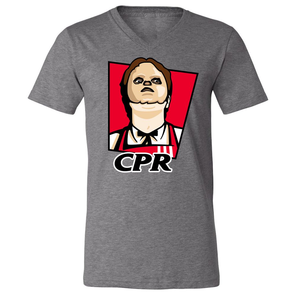 Unisex V-Neck T-Shirt - 62AZWQSP - Deep Heather - 13