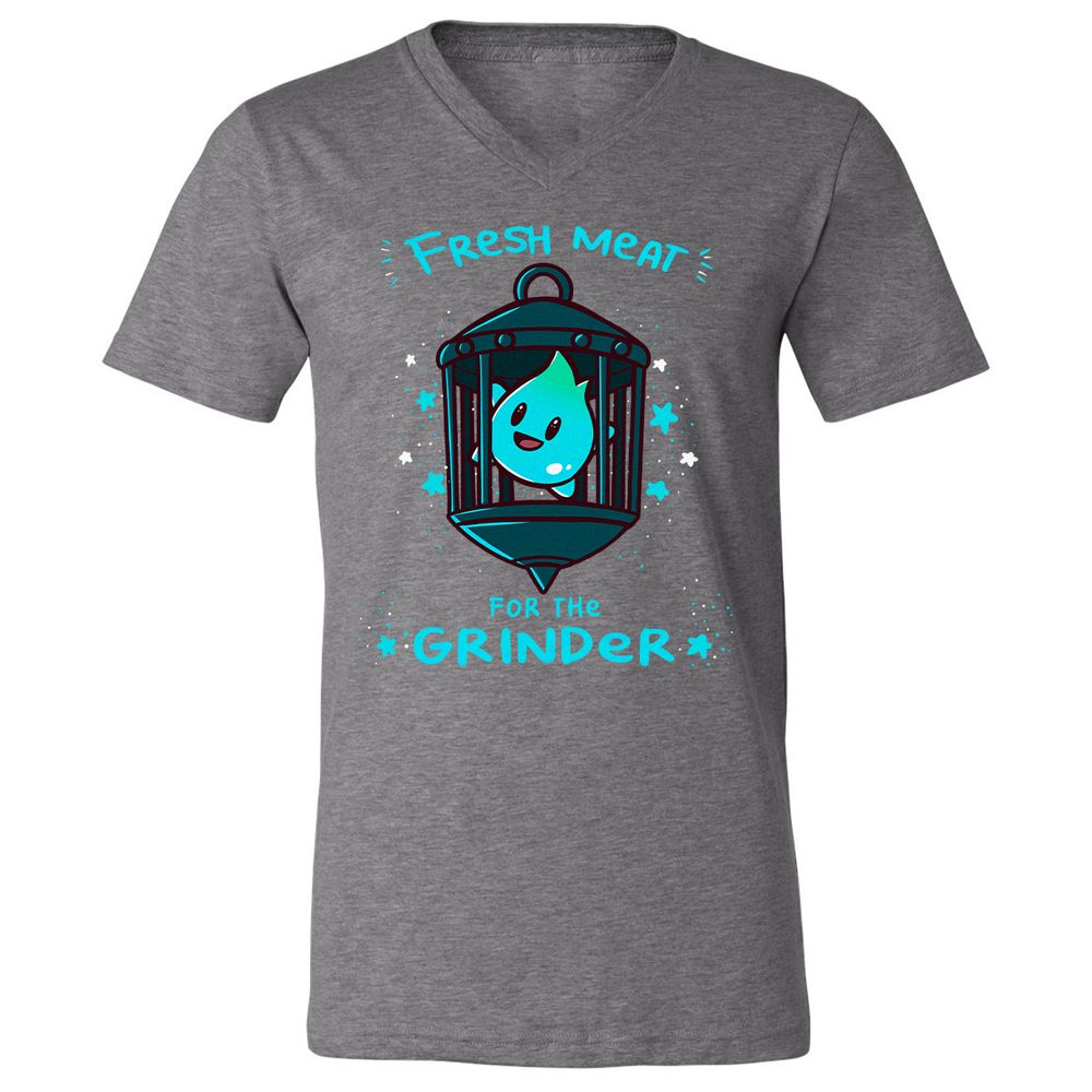 Unisex V-Neck T-Shirt - 22ZYD4JG - Deep Heather - 13