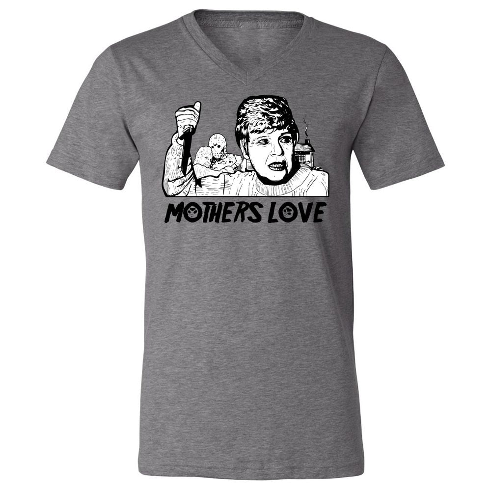 Unisex V-Neck T-Shirt - 9K87UWFA - Deep Heather - 13