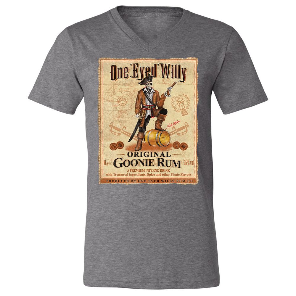 Unisex V-Neck T-Shirt - PL9BDCCB - Deep Heather - 13