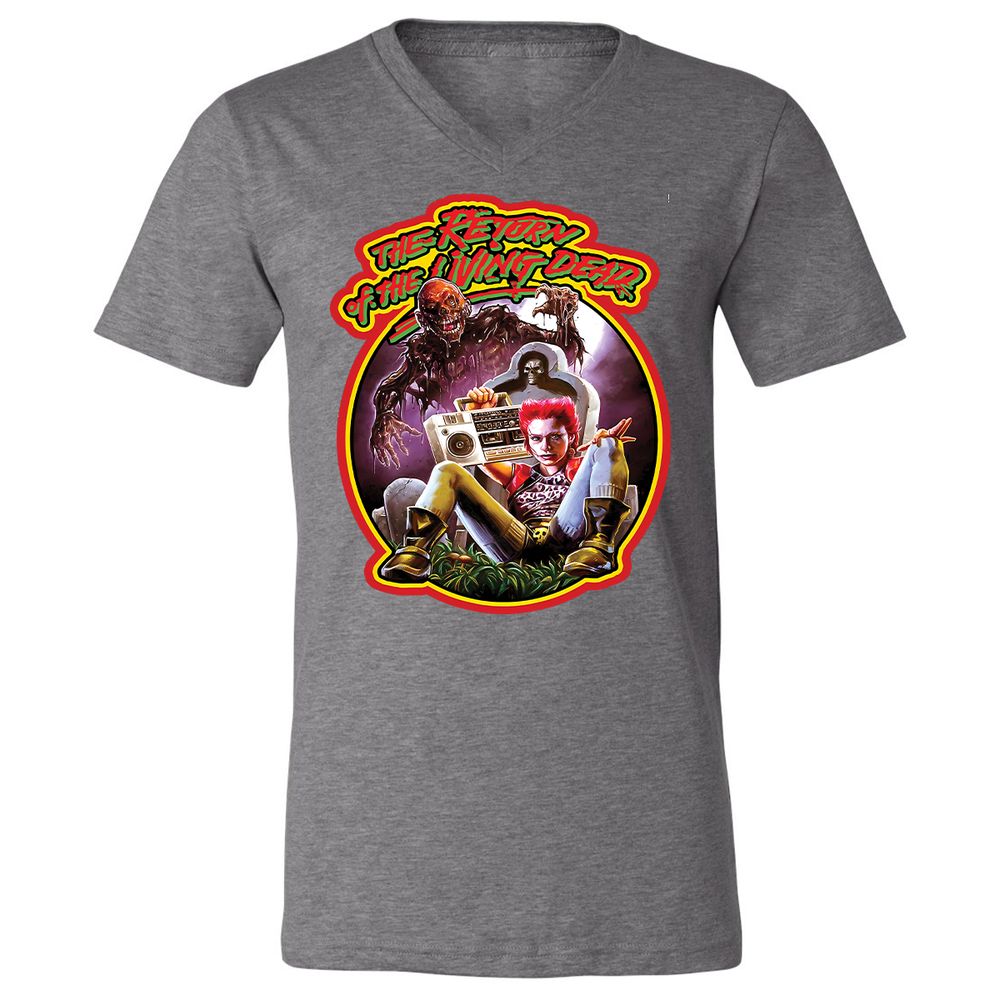 Unisex V-Neck T-Shirt - MDAP8UTN - Deep Heather - 13