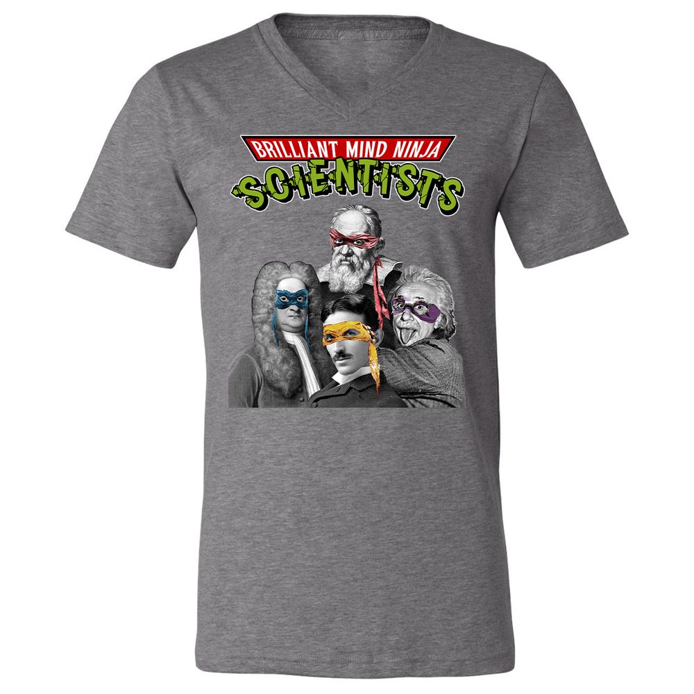 Unisex V-Neck T-Shirt - V48F1S6Y - Deep Heather - 13