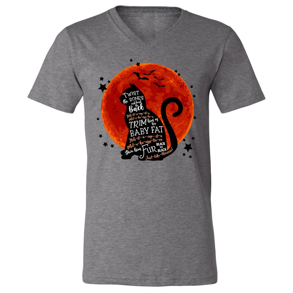 Unisex V-Neck T-Shirt - BNDCZTMC - Deep Heather - 13