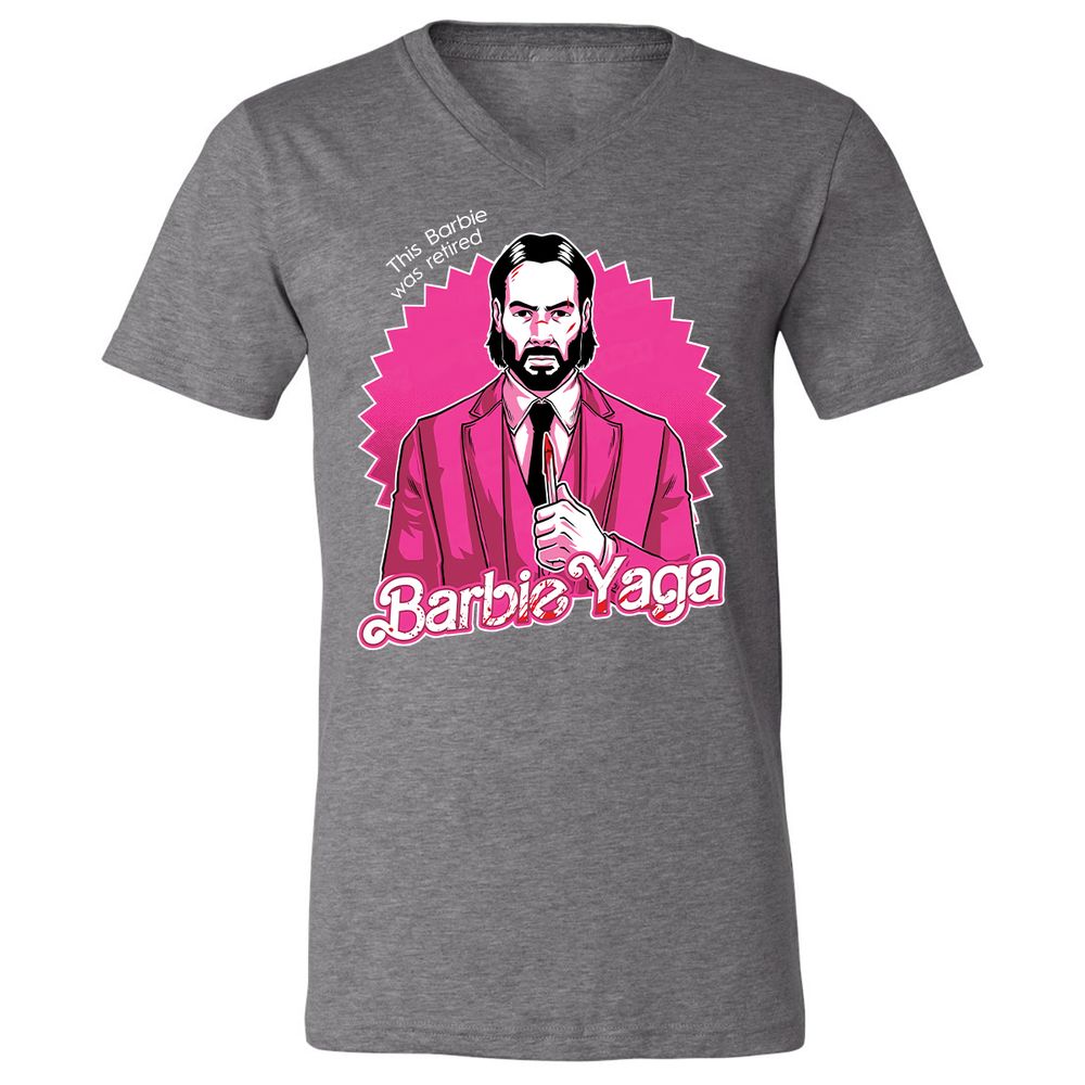 Unisex V-Neck T-Shirt - KEVDZ3J6 - Deep Heather - 13