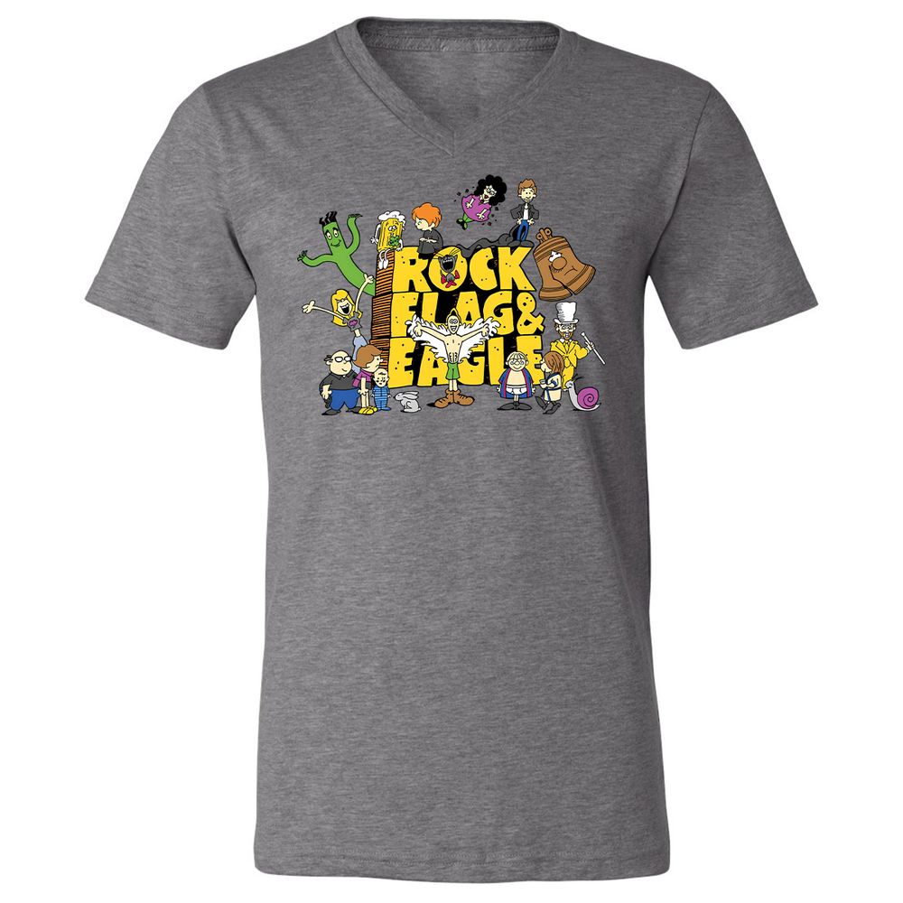 Unisex V-Neck T-Shirt - G2UG4R2C - Deep Heather - 13
