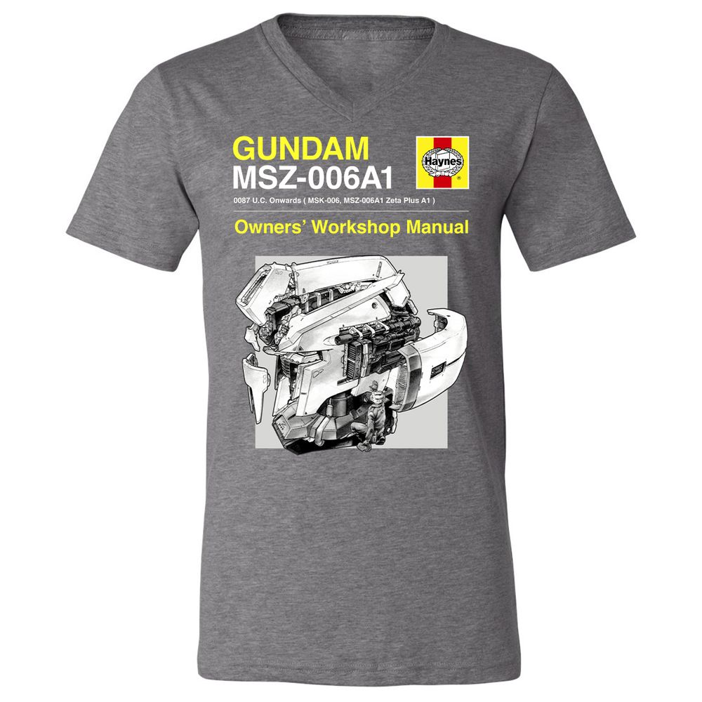 Unisex V-Neck T-Shirt - CWY6RA6X - Deep Heather - 13