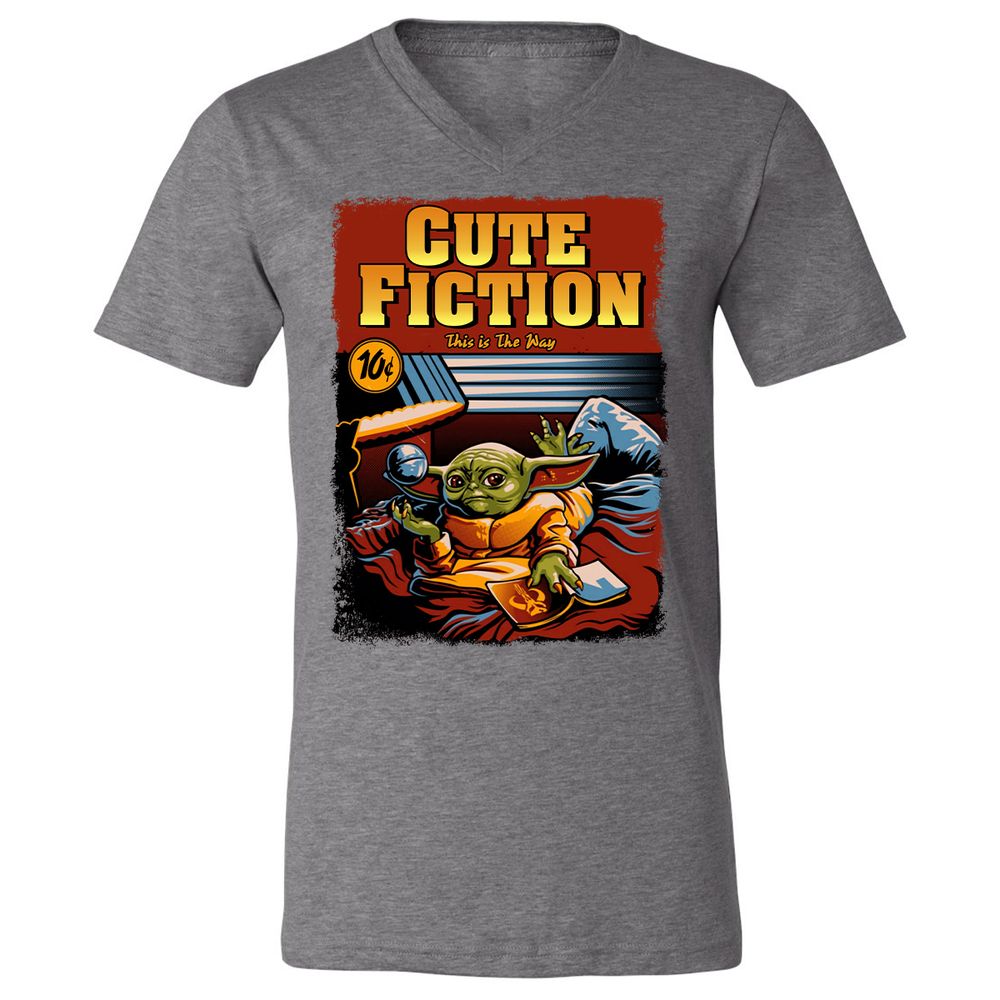 Unisex V-Neck T-Shirt - S9DZZQWZ - Deep Heather - 13