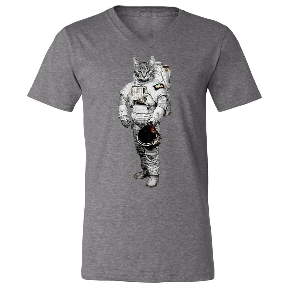 Unisex V-Neck T-Shirt - TGUTLRK6 - Deep Heather - 13