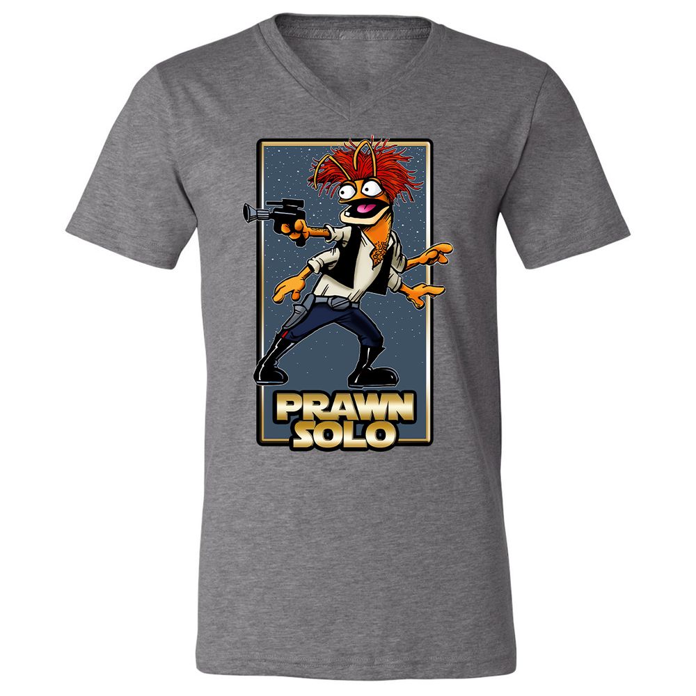 Unisex V-Neck T-Shirt - 7BXX676G - Deep Heather - 13