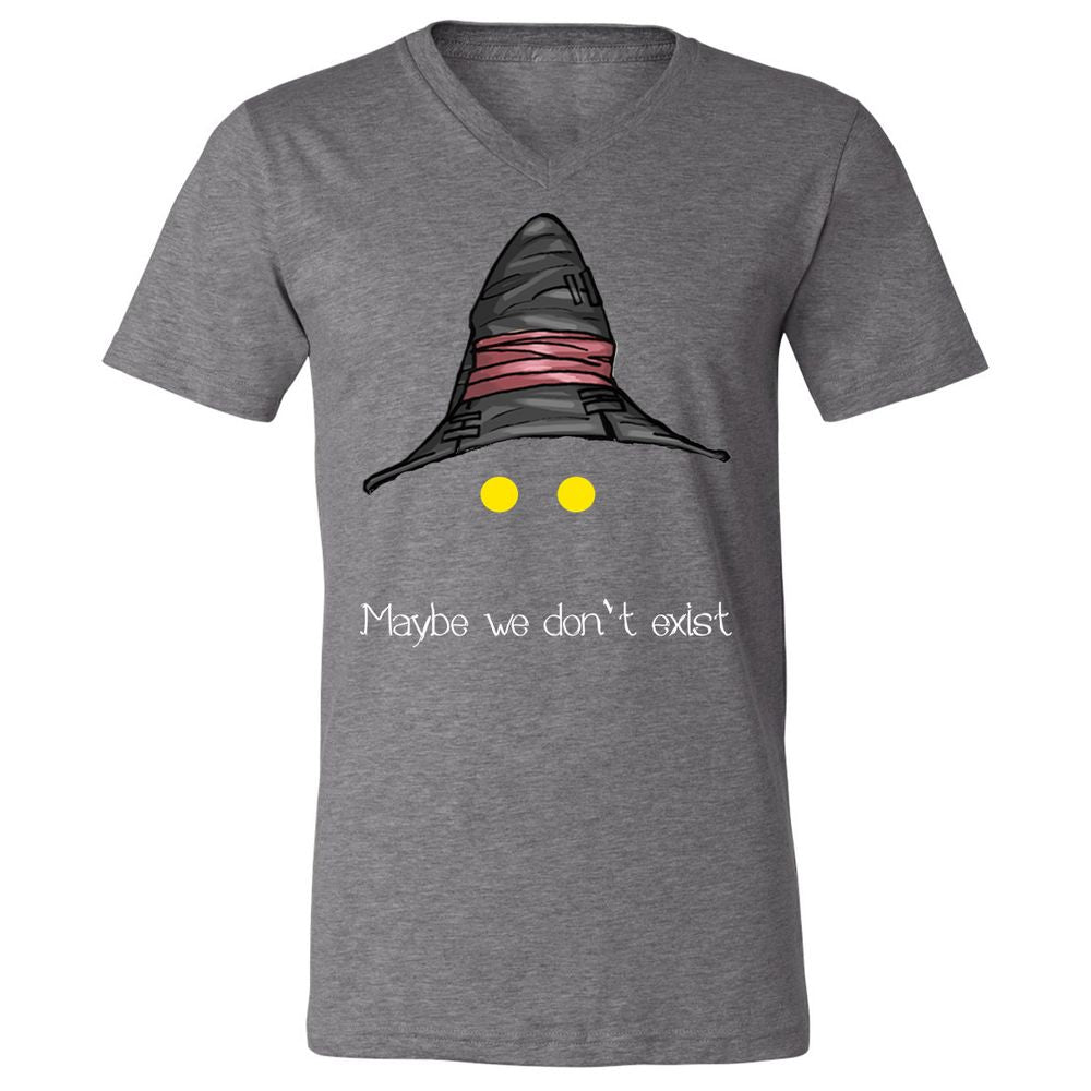 Unisex V-Neck T-Shirt - ECJU2VM9 - Deep Heather - 13