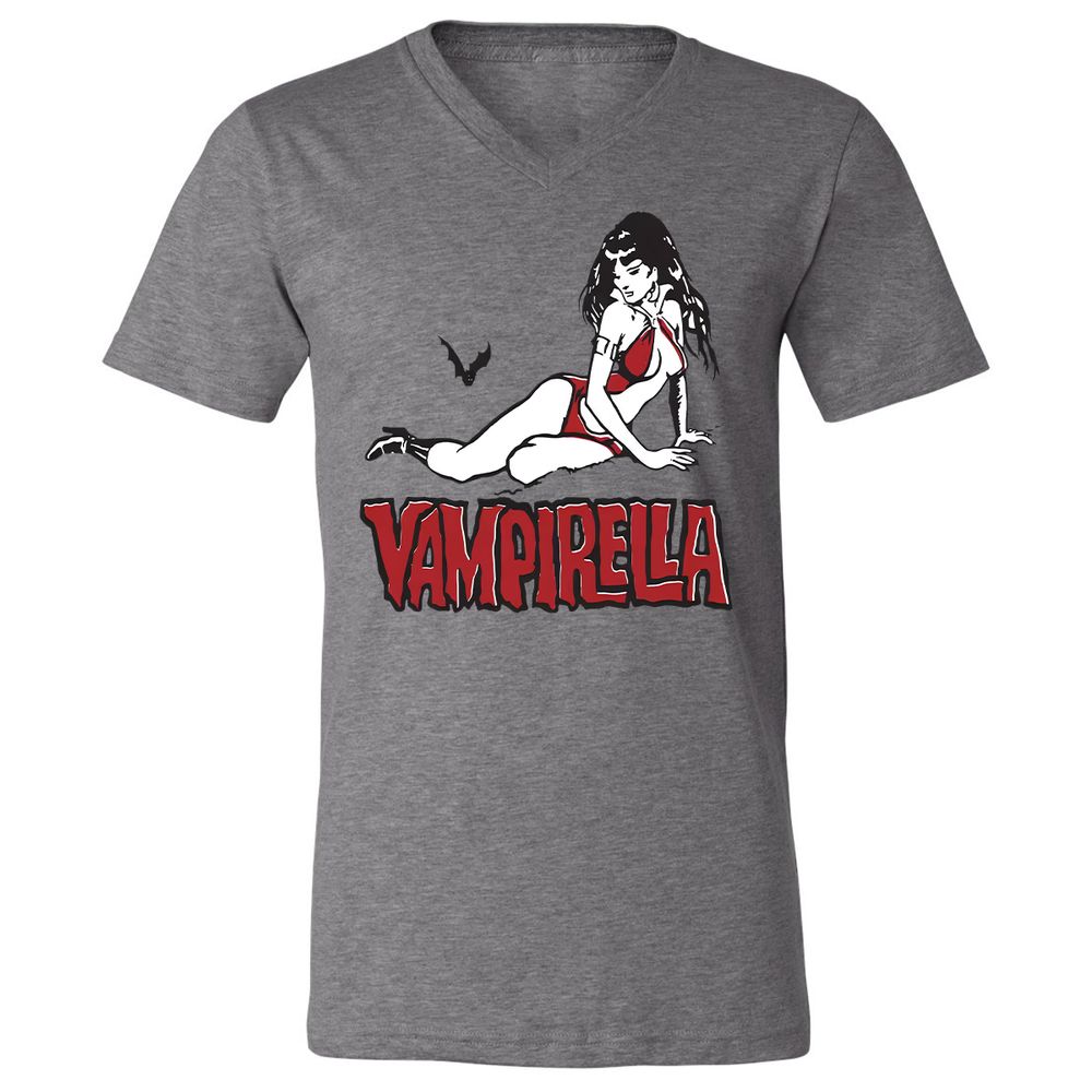 Unisex V-Neck T-Shirt - FKAESP1V - Deep Heather - 13
