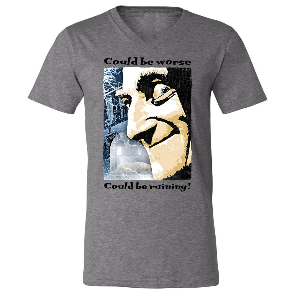 Unisex V-Neck T-Shirt - 1XJ32HF3 - Deep Heather - 13
