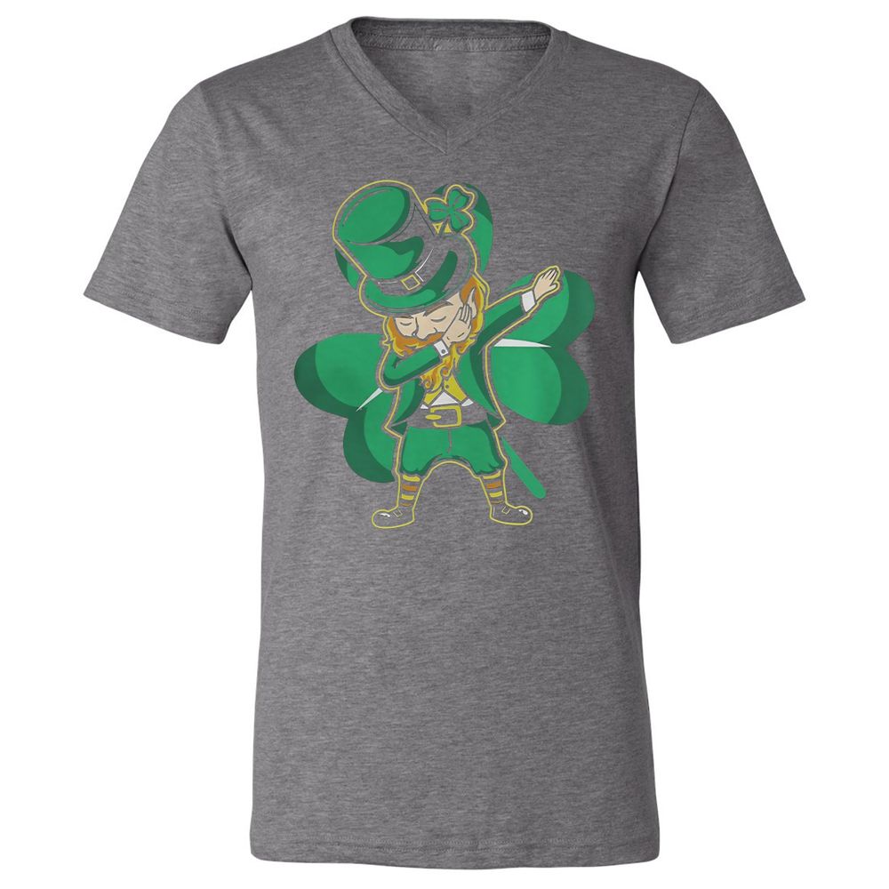 Unisex V-Neck T-Shirt - TC7FTDDD - Deep Heather - 13