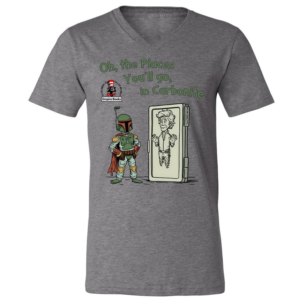 Unisex V-Neck T-Shirt - 1AVBPXN4 - Deep Heather - 13