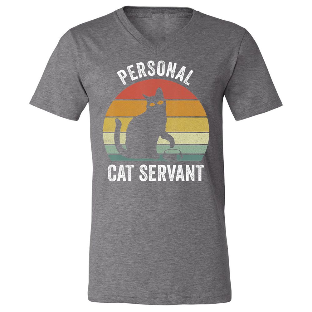 Unisex V-Neck T-Shirt - L5BX6M9V - Deep Heather - 13