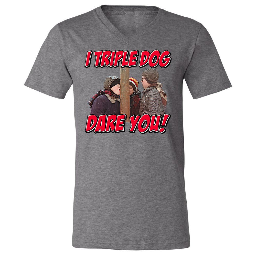 Unisex V-Neck T-Shirt - 644UWZCS - Deep Heather - 13