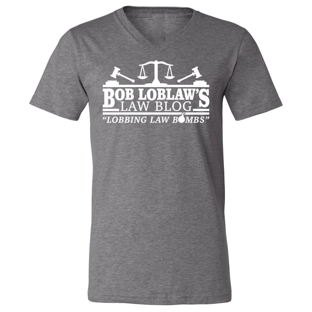 Unisex V-Neck T-Shirt - 9TFJB3ER - Deep Heather - 13