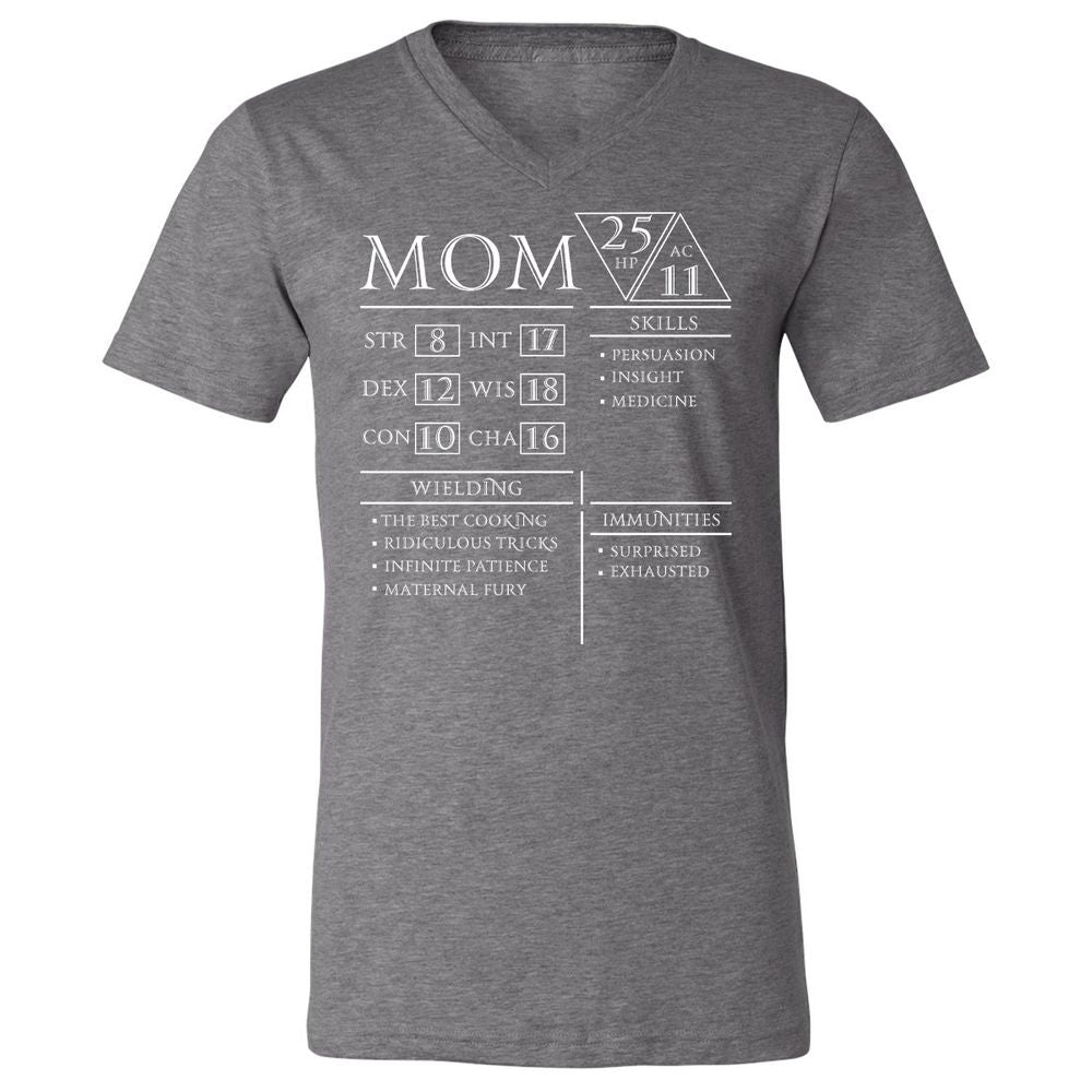 Unisex V-Neck T-Shirt - 5S7HEB3K - Deep Heather - 13