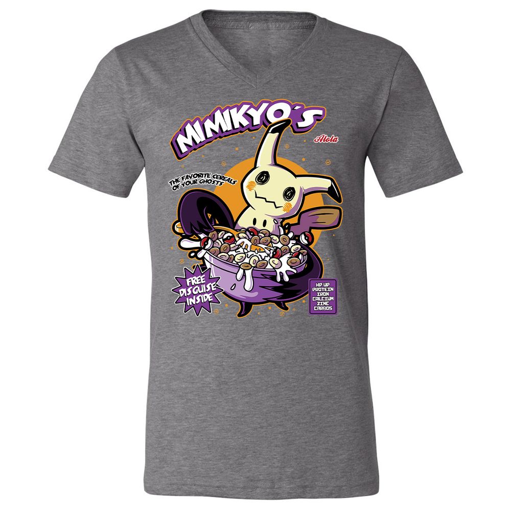 Unisex V-Neck T-Shirt - 7EQ8M8RD - Deep Heather - 13