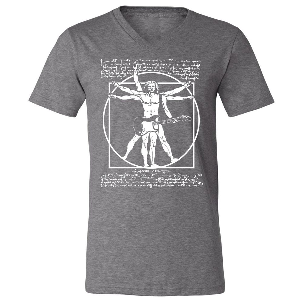Unisex V-Neck T-Shirt - WF9HMBSC - Deep Heather - 13