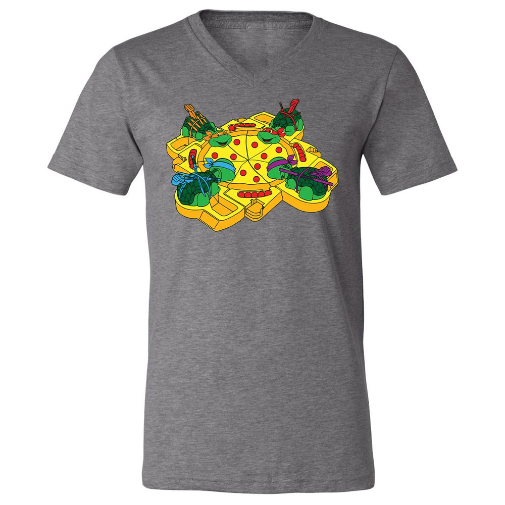 Unisex V-Neck T-Shirt - RZAE667B - Deep Heather - 13