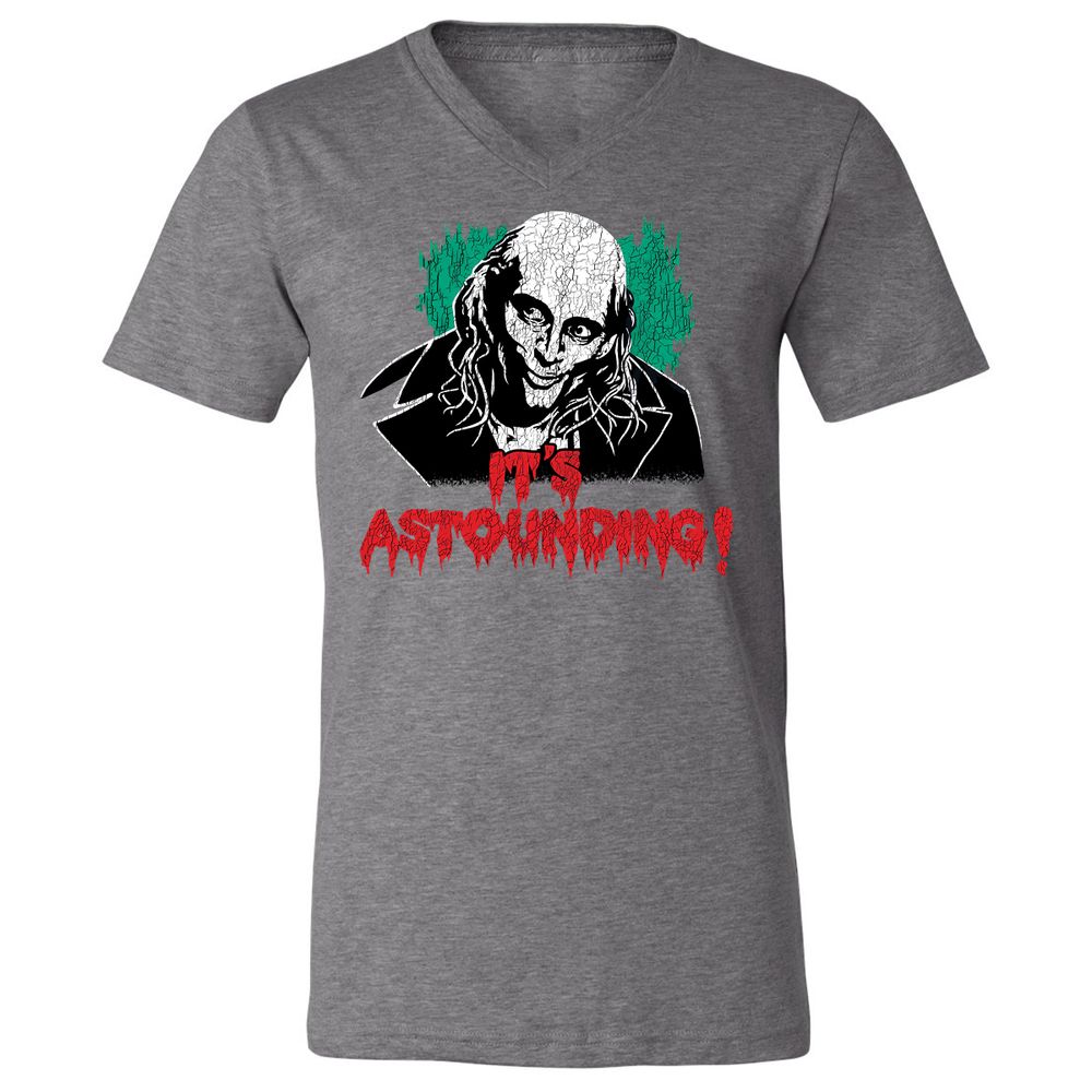 Unisex V-Neck T-Shirt - SNXLYNTX - Deep Heather - 13