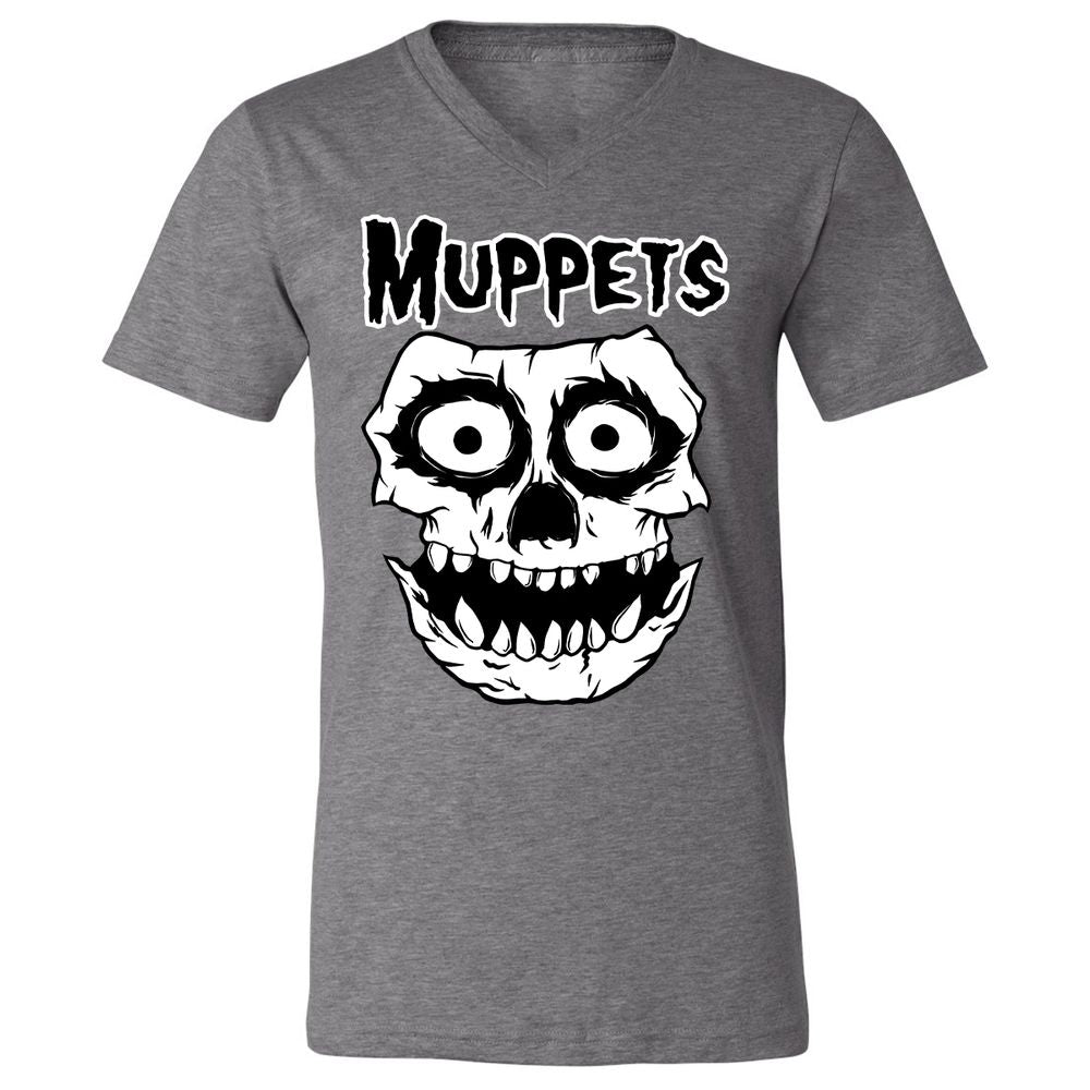 Unisex V-Neck T-Shirt - DCQUZY1C - Deep Heather - 13