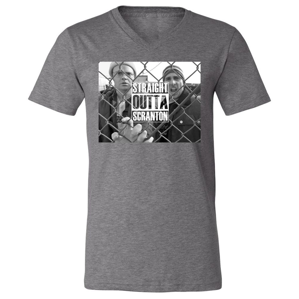 Unisex V-Neck T-Shirt - NP16N2D3 - Deep Heather - 13