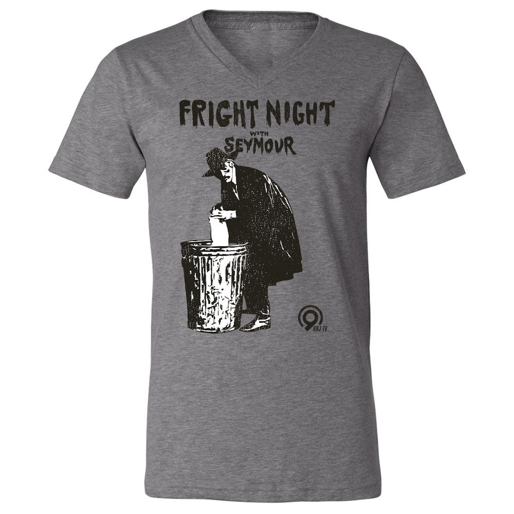 Unisex V-Neck T-Shirt - BS3EPQ8D - Deep Heather - 13