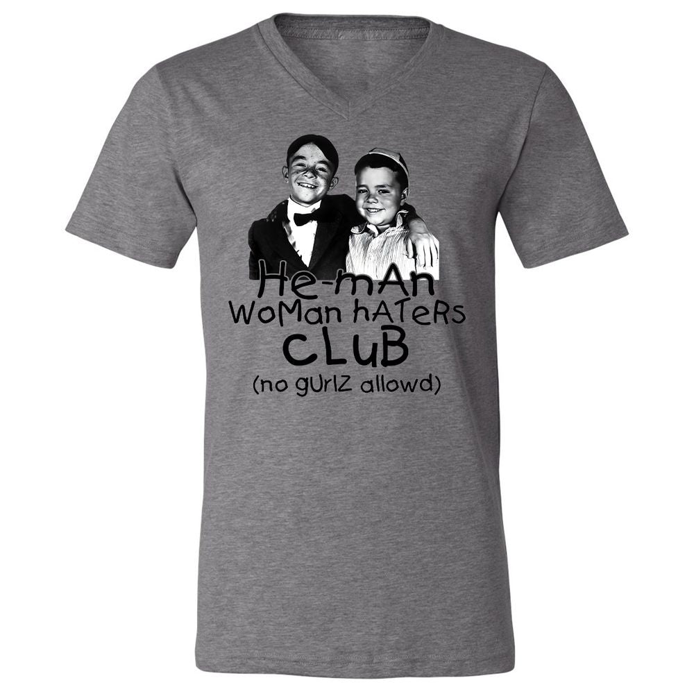 Unisex V-Neck T-Shirt - 57WUGRGC - Deep Heather - 13