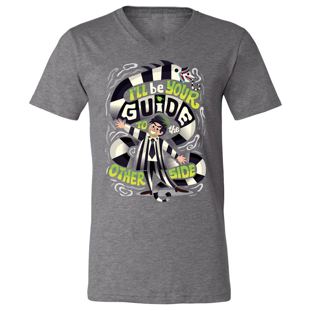 Unisex V-Neck T-Shirt - 6GJ9297V - Deep Heather - 13