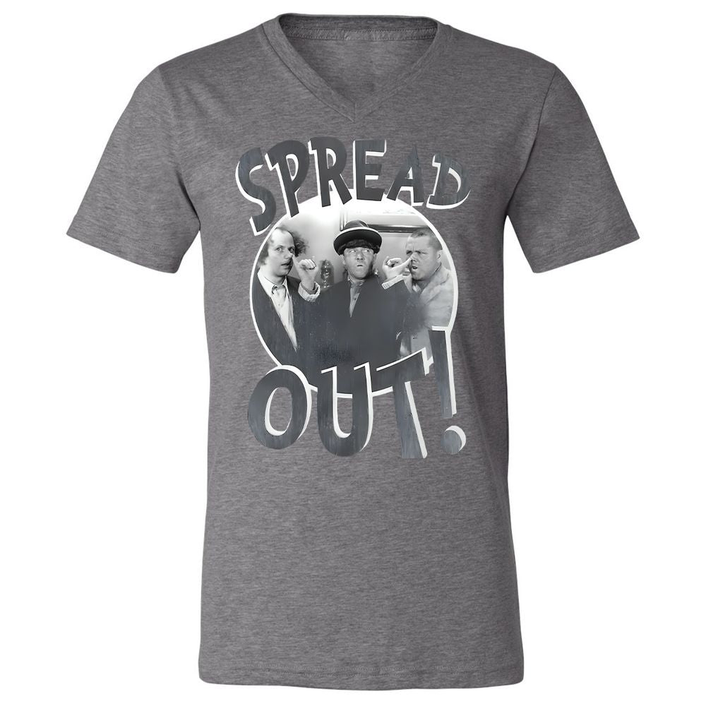 Unisex V-Neck T-Shirt - AN5QSR1Z - Deep Heather - 13
