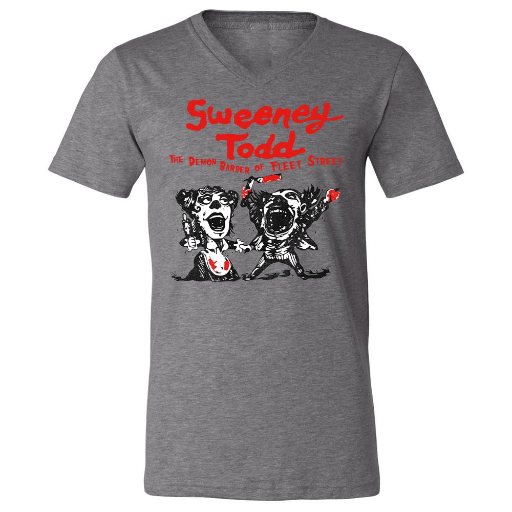 Unisex V-Neck T-Shirt - VVPKU66S - Deep Heather - 13