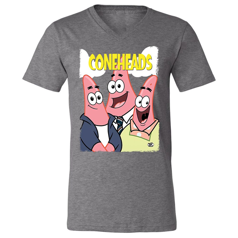 Unisex V-Neck T-Shirt - 9VHB1SBE - Deep Heather - 13