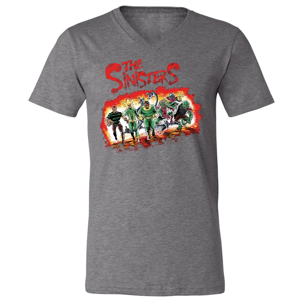 Unisex V-Neck T-Shirt - 3PXC7BVT - Deep Heather - 13