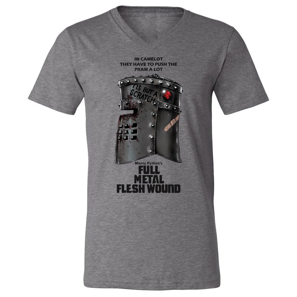 Unisex V-Neck T-Shirt - P1VQQBA2 - Deep Heather - 13