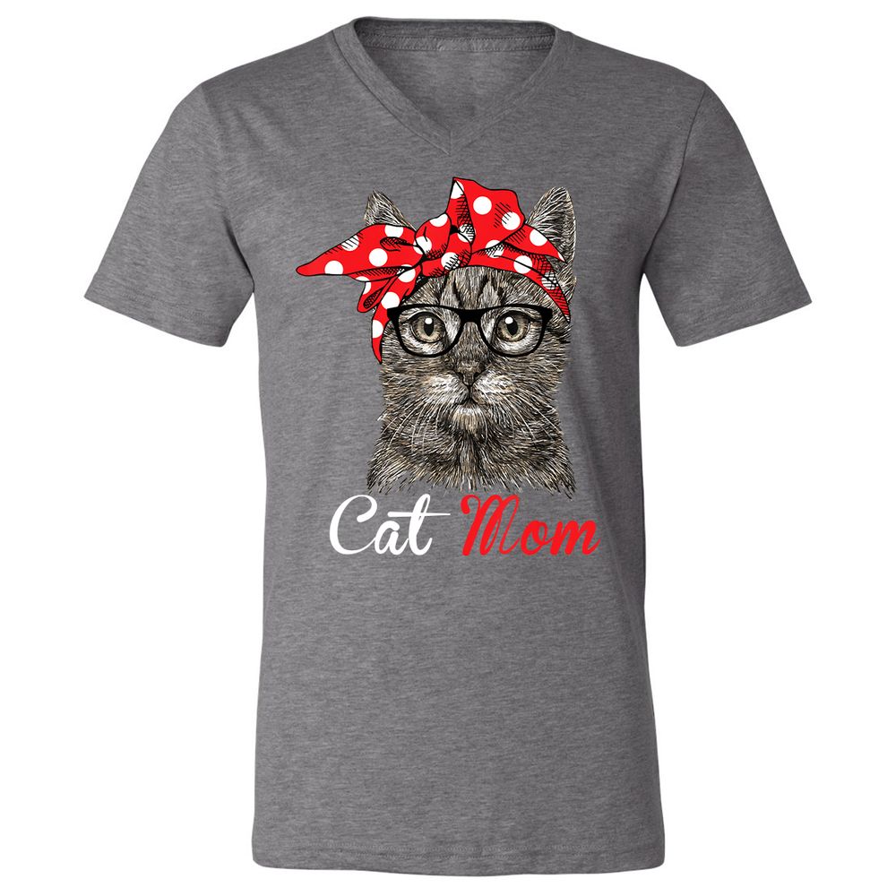 Unisex V-Neck T-Shirt - S22XK3S3 - Deep Heather - 13