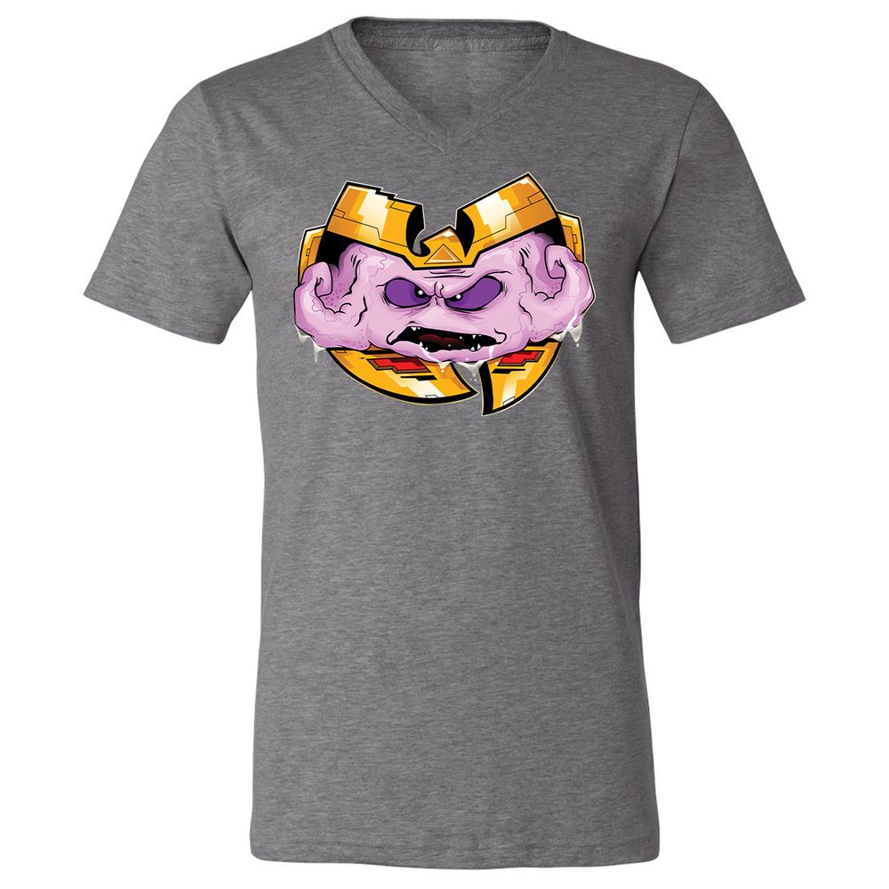 Unisex V-Neck T-Shirt - JXWFNFY1 - Deep Heather - 13