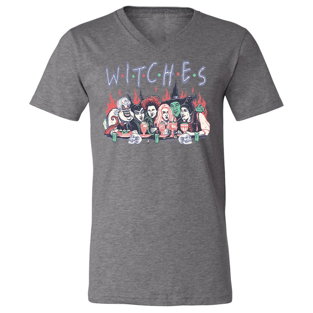 Unisex V-Neck T-Shirt - 72G1JJ7P - Deep Heather - 13