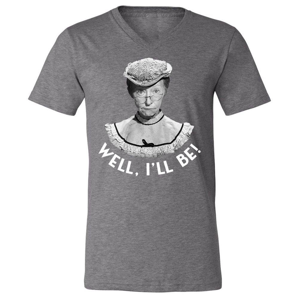 Unisex V-Neck T-Shirt - KS76C2NG - Deep Heather - 13